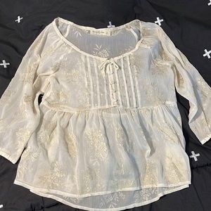 Off white blouse